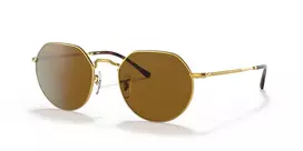 Ray-Ban Frank RB3565 Unisex Akiniai 53/20/145 mm Auksiniai Rudi