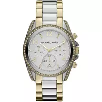 Michael Kors MK5685 Moteriškas Rožinio Aukso Nerūdijančio Plieno Chronografinis Laikrodis 39mm