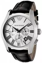 ARMANI AR0669 Vyriškas Nerūdijančio Plieno Chronografo Laikrodis 42mm