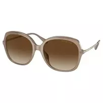 Moteriški Michael Kors akiniai nuo saulės MK2149U390013 juodi pilki gradientiniai 56mm