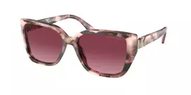 Michael Kors Moteriški Akiniai Nuo Saulės MK2199-39468H Tamsaus Vėžlio Kiauto Spalvos Acetato Rėmeliu Rudi Gradientiniai Lęšiai 55mm