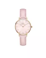 DANIEL WELLINGTON Petite Lumine Moteriškas Laikrodis 28mm Sidabrinis Nerūdijančio Plieno Tinklelis DW00100633