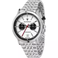 Maserati Vyriškas Kvarcinis Laikrodis R8873638004 42mm Juodas Ciferblatas Odinis Dirželis