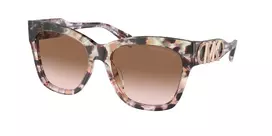 Michael Kors moteriški akiniai nuo saulės MK2182U334513 Brown Havana Square Butterfly