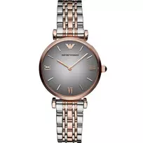 ARMANI Moteriškas Laikrodis AR1725 Gianni T-Bar 32mm Nerūdijantis Plienas Sidabrinis