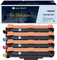 G&G Select Toner 4-Pack Brother TN-247CMYK BK/C/M/Y (21134)