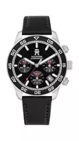 Tommy Hilfiger Vyriškas Laikrodis 1792162 41mm Nerūdijantis Plienas Mėlynas Ciferblatas Ruda Oda