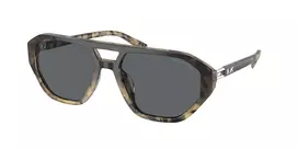 Michael Kors Vyriški Akiniai Nuo Saulės MK2219U394287 - Juodas Acetato Rėmelis, Pilki Polikarbonato Lęšiai, 57mm