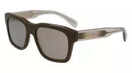 FERRAGAMO MAN SF1087S561832 Akiniai Nuo Saulės Tamsiai Havana Pilki 56/18/145 mm