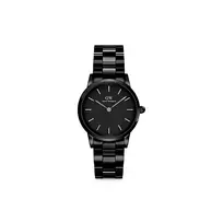 DANIEL WELLINGTON Petite Melrose Moteriškas Laikrodis 28mm Rožinio Aukso Tinklelio Apyrankė DW00100415