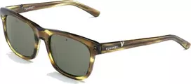 VUARNET Moteriški Akiniai Nuo Saulės VL20020004162 – Juodas Acetato Rėmelis, Permatomai Pilki Mineralinio Stiklo Lęšiai, 52 mm