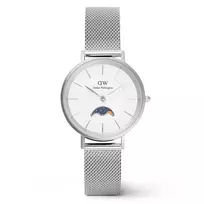 Daniel Wellington Petite Lumine Watch 32mm Rose Gold Stainless Steel Mesh