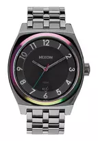 NIXON Vyriškas Laikrodis A325-1698-00 40mm Nerūdijančio Plieno Korpusas Odinis Dirželis Japoniškas Kvarcas
