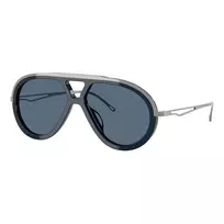 EMPORIO ARMANI EA4242U621380 Vyriški Akiniai nuo Saulės - Matinis Juodas Rėmelis, Pilki Gradientiniai Stiklai, 56mm