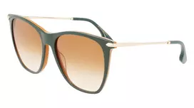 Victoria Beckham VB636S-342 Moteriški Akiniai nuo Saulės - Havana Vėžlio Kiauto Rėmelis, Rudi Gradientiniai Lęšiai, 58mm