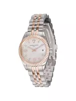 Pierre Cardin Women's Quartz Analog Watch CF.1012.MU (28mm) Silver Stainless Steel Milanese Mesh