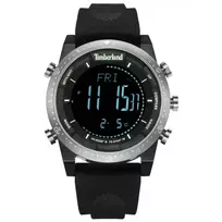 TIMBERLAND Vyriškas Laikrodis TDWGP2104704 45mm Nerūdijančio Plieno Kvarcinis Analoginis Tamsiai Mėlynas Ciferblatas Rudo Odinio Dirželio Data Diena 24 Val. Papildomas Ciferblatas 5 ATM Atsparumas Vandeniui