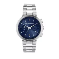 Trussardi vyriškas laikrodis R2453164004 43mm nerūdijantis plienas mėlynas ciferblatas