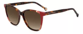 CAROLINA HERRERA CH0061SO6357H Moteriški Akiniai nuo Saulės Havana Brown Gradient 57mm