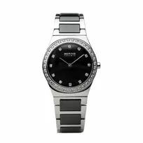 BERING Women's Watch 32430-742 30mm Rose Gold Brown Sunray Dial Stainless Steel Mesh