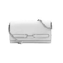 Michael Kors Jet Set Travel Crossbody Bag Optic White Saffiano Leather 35S5S2ZC7LOPT