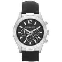 Vyriškas laikrodis Michael Kors MK8215 44mm Nerūdijantis plienas Mėlynas ciferblatas Chronografas