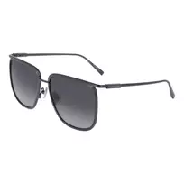 FERRAGAMO SF324S5816027 Moteriški Akiniai nuo Saulės Havana Acetato Kvadratinis Rėmas Rudi Gradientiniai Lęšiai 58mm