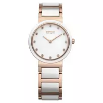 BERING Women's Classic Quartz Watch 10729-766 29mm Rose Gold Stainless Steel Mesh