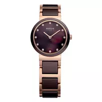 Bering Classic moteriškas laikrodis 11422-765 – 22 mm rožinio aukso nerūdijančio plieno tinklelis