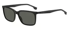 BOSS Akiniai BOSS1579S807 Vyriški Kvadratiniai Acetato Rėmeliai Juodi Pilki Lęšiai 57/17/145 mm