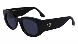 Victoria Beckham VB654S5022001 Moteriški Akiniai nuo Saulės – Juodas Rėmas, Pilki Lęšiai, 50 mm