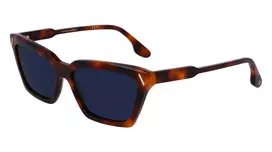 Victoria Beckham VB661S-215 moteriški kvadratiniai acetatiniai akiniai nuo saulės Havana Brown Gradient 57mm