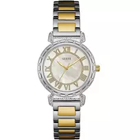 GUESS W0831L3 Chelsea Rose Gold-Tone Stainless Steel Watch 34mm moteriškas laikrodis