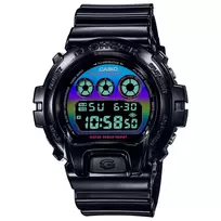 CASIO G-SHOCK DW6900RGB1ER Skaitmeninis laikrodis 54mm Juoda Derva