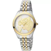 JUST CAVALLI Moteriškas Laikrodis JC1L210M0175 32mm Sidabrinis Nerūdijantis Plienas
