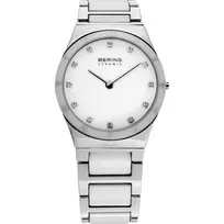 Bering Women's Classic Collection Quartz Watch 32230-764 30mm Rose Gold-Tone Stainless Steel Mesh Strap