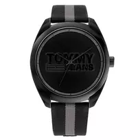 Tommy Hilfiger Vyriškas Laikrodis 1792039 45 mm Mėlynas Ciferblatas Ruda Oda