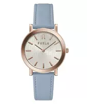 FURLA Women's Arco Chain Watch WW00003005L3 38mm Rose Gold-tone Stainless Steel