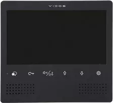 VIDOS DUO M1023B-2 7 colių TFT LCD vaizdo domofono monitorius, juodas