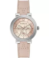 FURLA Arco Chain moteriškas kvarcinis laikrodis WW00011001L1 38mm sidabrinis nerūdijančio plieno tinklelis