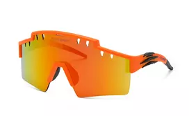 Philipp Plein SSP001-99B55A Vyriški Akiniai Nuo Saulės Shield Juodas Rėmas Pilki Lęšiai 99/0/130 mm