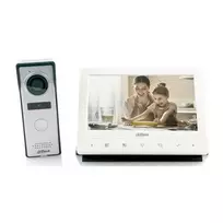 Dahyos technologijos KTA02 vaizdo domofono rinkinys – 7 colių vidinis monitorius, 1MP lauko stotis, 4 laidų analoginė domofono sistema
