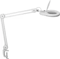 MAUL LED didinamoji lempa Viso su spaustuku, 10W, 900lm, 6500K, 5 dioptrijų, juoda
