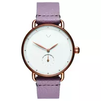 MVMT Women's Nova Chrono Watch D-FR01-RGPU 36mm Rose Gold Stainless Steel Purple Leather