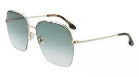 Victoria Beckham VB214SA-700 Moteriški Akiniai nuo Saulės - Havana Acetato Rėmelis, Rudas Gradientinis Stiklas, 61mm
