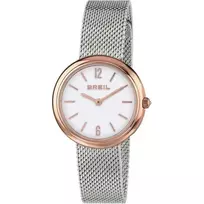 BREIL TW1777 Moteriškas Laikrodis 35mm Sidabrinis Nerūdijančio Plieno Tinklinis Apyrankė
