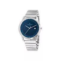 Pierre Cardin vyriškas laikrodis CLC.6005 43mm plieninis korpusas, kvarcinis, analoginis, juodas ciferblatas, odinis dirželis