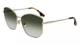 Victoria Beckham VB225S-700 Moteriški Akiniai Nuo Saulės Auksinis Metalas Ruda Gradientinė Pilot