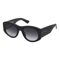 NINA RICCI Moteriški drugelio formos akiniai nuo saulės SNR396-540700 Juodi/Pilki 54mm