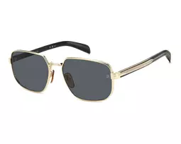 DAVID BECKHAM DB7121GSRHLIR vyriški poliarizuoti akiniai nuo saulės – juodas acetatinis rėmelis, pilki lęšiai, 60/18/135 mm